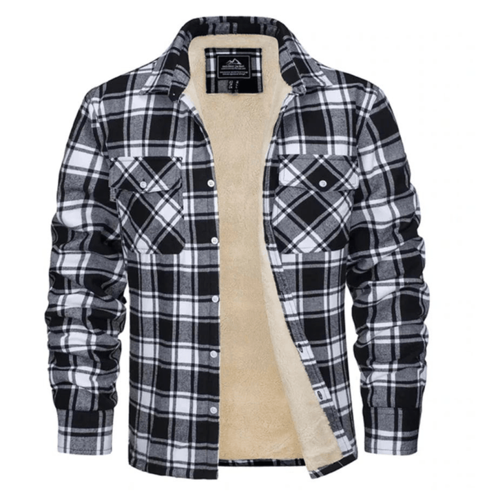 Aelric | Veste Doublée De Molleton Tissu écossais pour Hommes