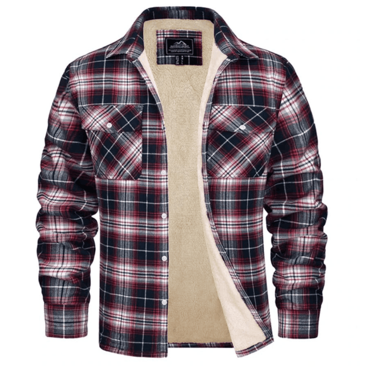 Aelric | Veste Doublée De Molleton Tissu écossais pour Hommes