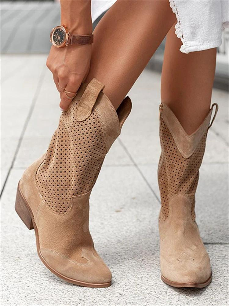 Liora | Bottes De Cow-Boy Respirantes Pour Femmes