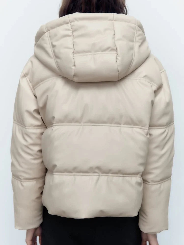 Chloe | Femmes Court Rembourré Veste Pour Chics Chaleur