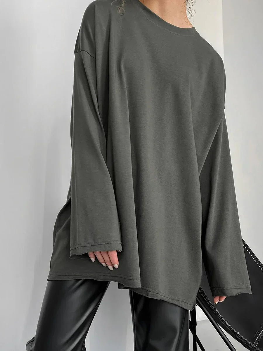 Isaura | Pull Basique Surdimensionné pour Femme