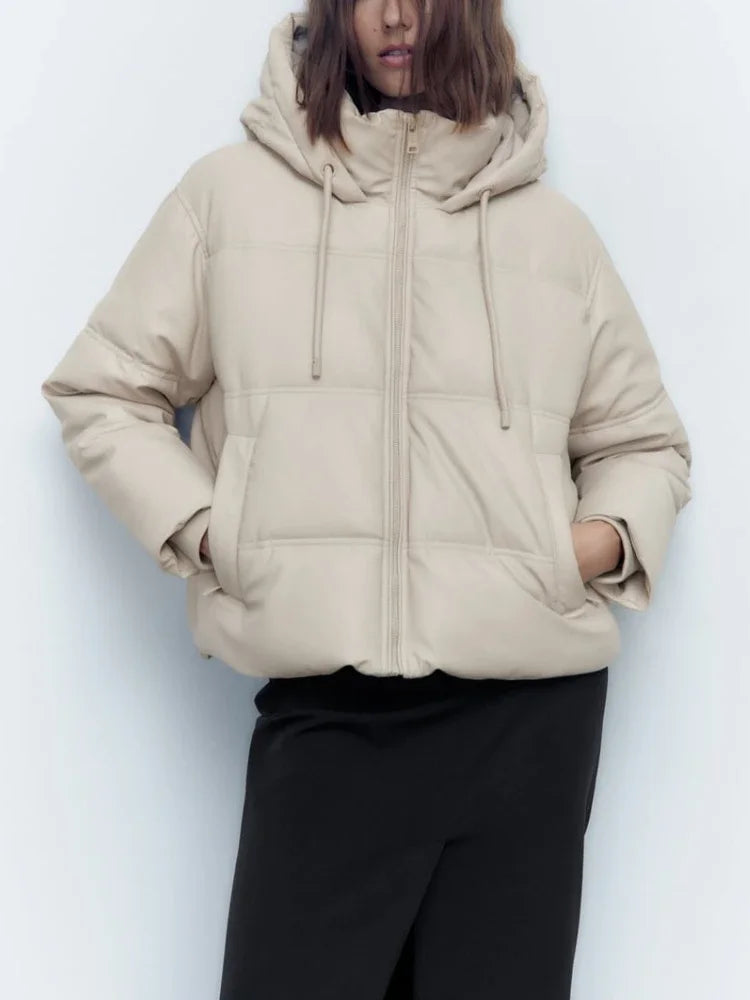 Chloe | Femmes Court Rembourré Veste Pour Chics Chaleur