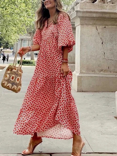 Margaret | Robe D'été Stylée et Décontractée