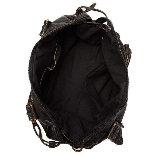 Briseis | Sac à main En Cuir Pour Femme avec Poignées Supérieures et Fermeture à Glissière