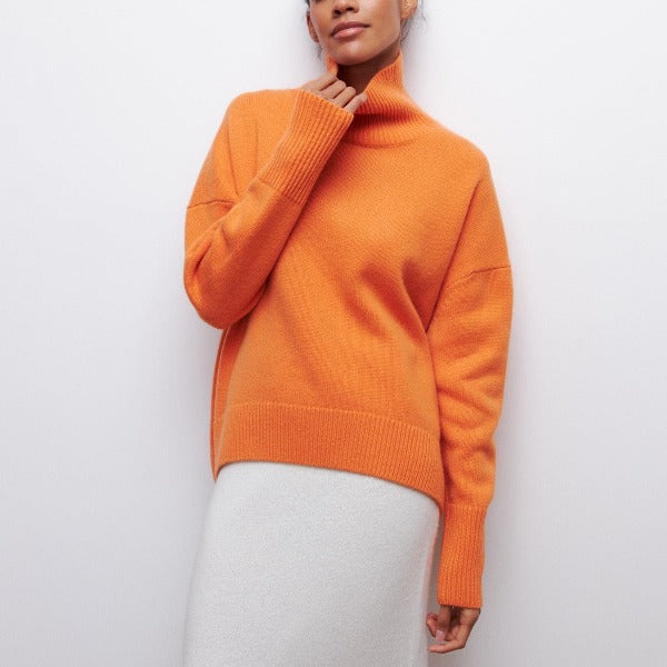 Luna | Douillet Tricoté Pull à col roulé Pour la chaleur de l'hiver