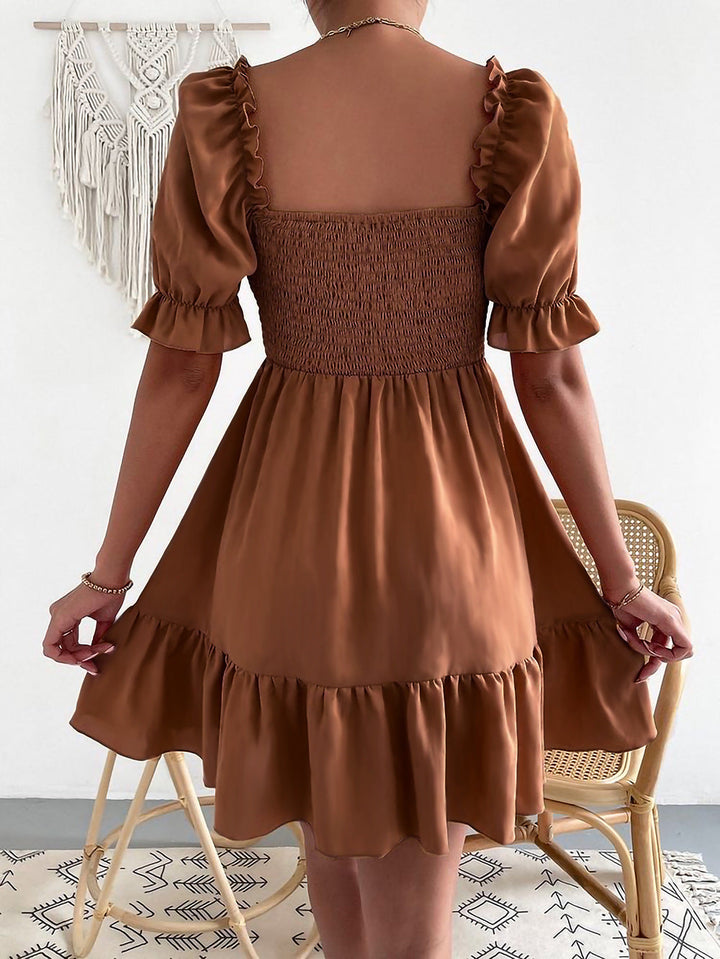 Caelan | Femmes Robe D'été à Manches Bouffantes