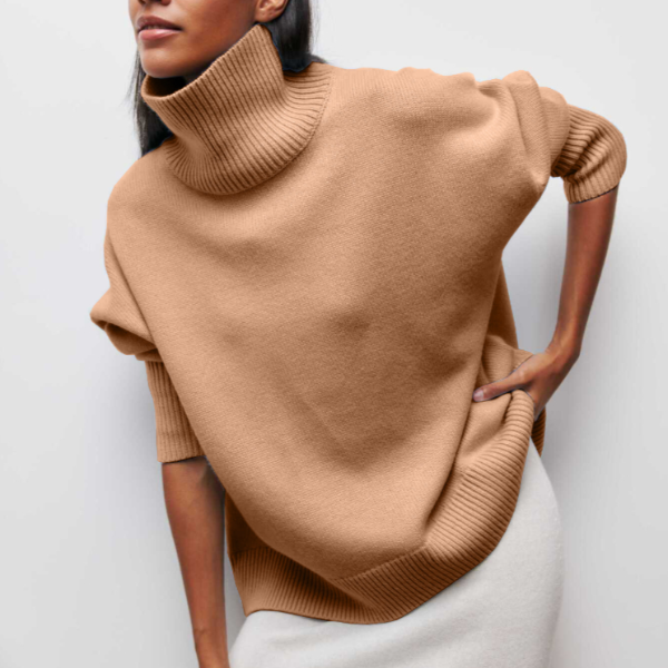 Daphne | Confortable Femme Pull à Col Roulé