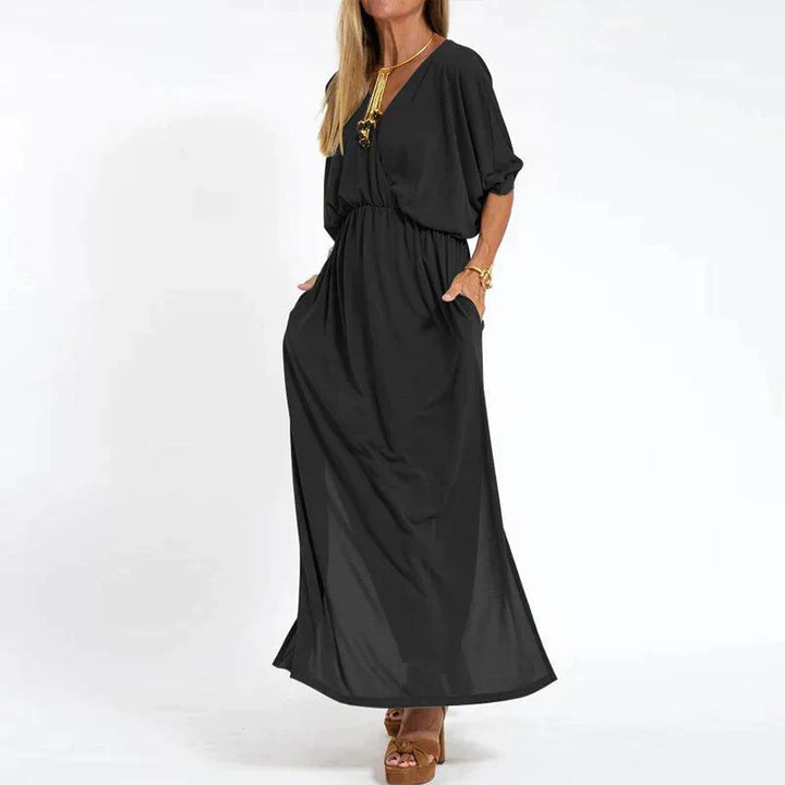 Sienna | Conception de Robe élégante Taille-Haute Avec Fente Sur Le Côté