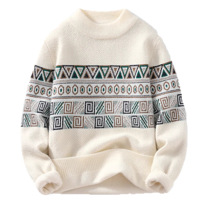 Borison | Hommes Pull en Tricot Rayé