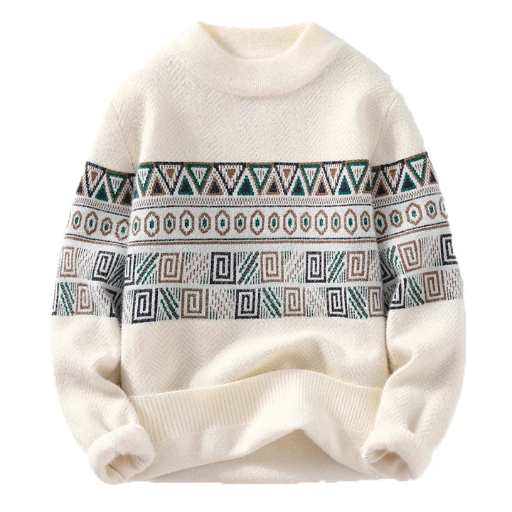 Borison | Hommes Pull en Tricot Rayé