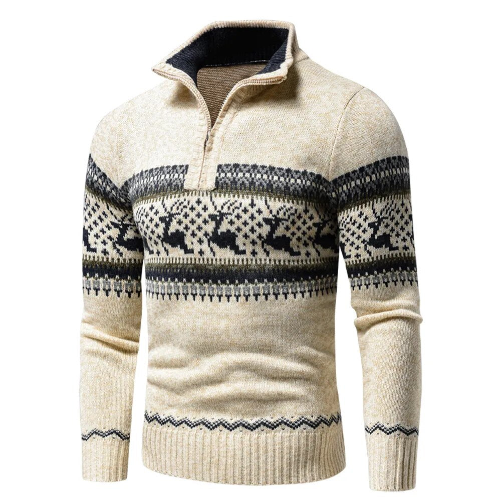 Engelhard | Nëol À Motifs Pull Zippé