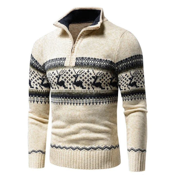Engelhard | Nëol À Motifs Pull Zippé