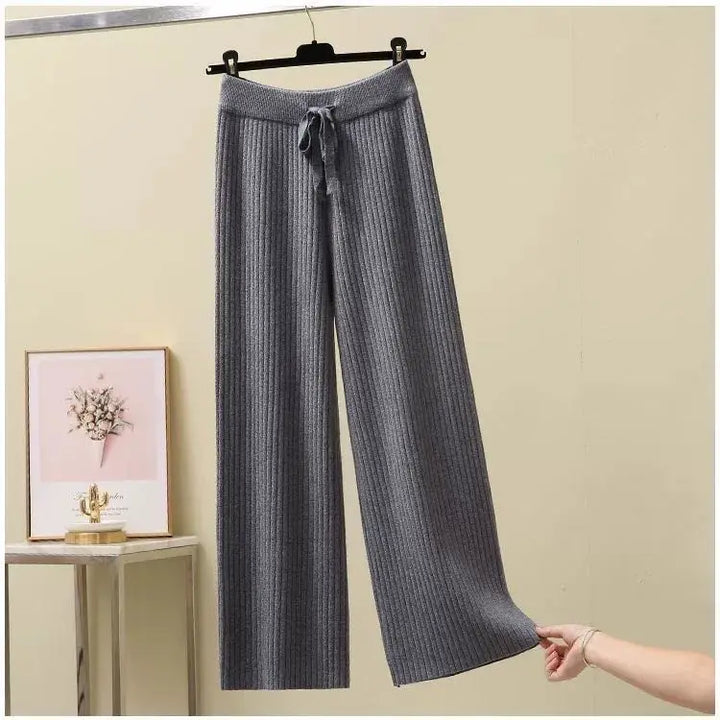 Nelida | Pantalons Surdimensionnés en Tricot pour Femmes