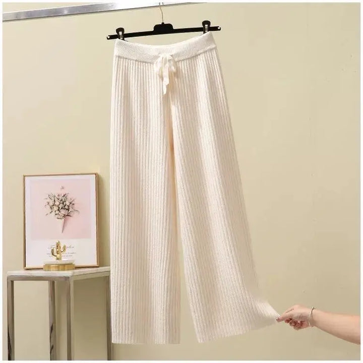 Nelida | Pantalons Surdimensionnés en Tricot pour Femmes