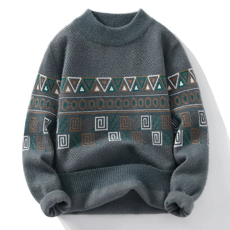 Borison | Hommes Pull en Tricot Rayé