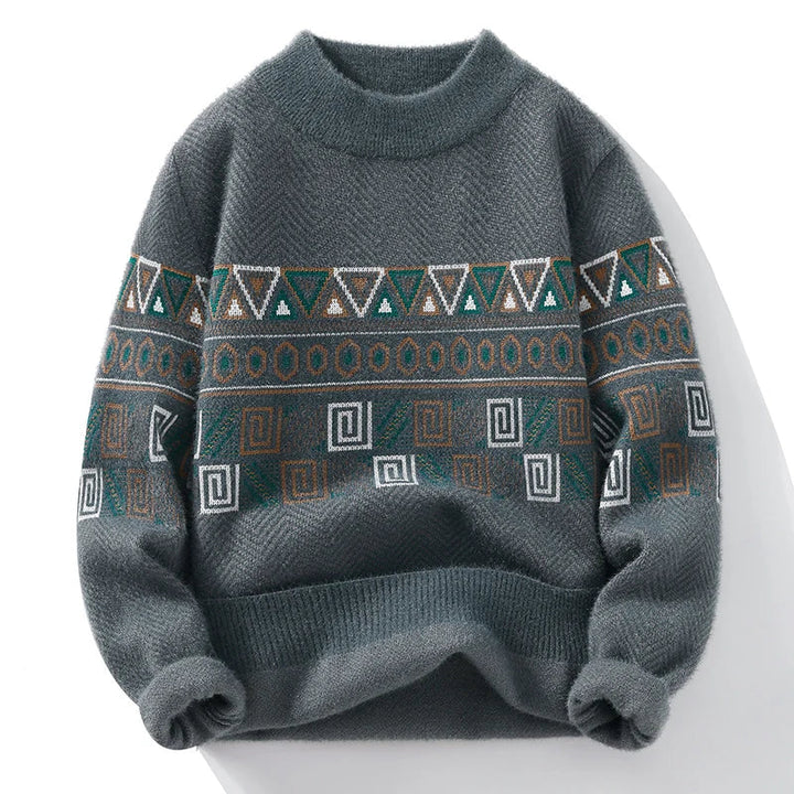 Borison | Hommes Pull en Tricot Rayé