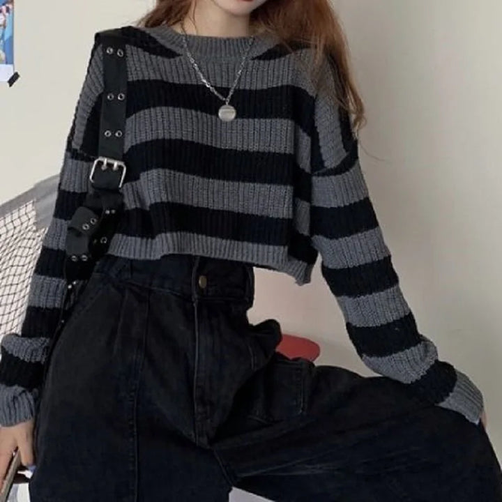 Edvige | Pull Rayé Surdimensionné pour Femme