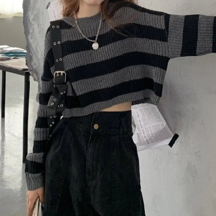 Edvige | Pull Rayé Surdimensionné pour Femme