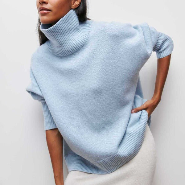 Daphne | Confortable Femme Pull à Col Roulé