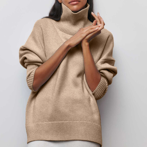Daphne | Confortable Femme Pull à Col Roulé
