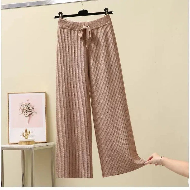 Nelida | Pantalons Surdimensionnés en Tricot pour Femmes