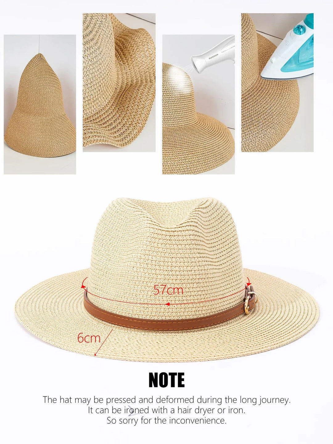 Zayana | Chapeau de Paille Pour Femme