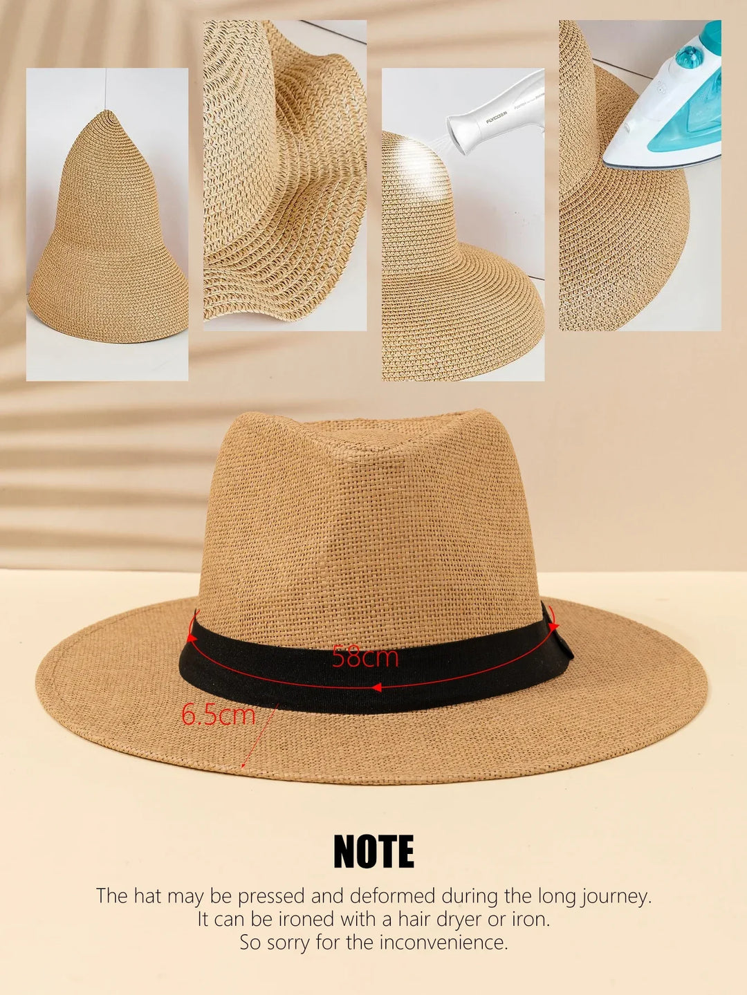 Selan | Chapeau de Paille Panama Pour Femme