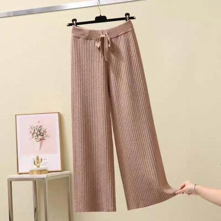 Nelida | Pantalons Surdimensionnés en Tricot pour Femmes