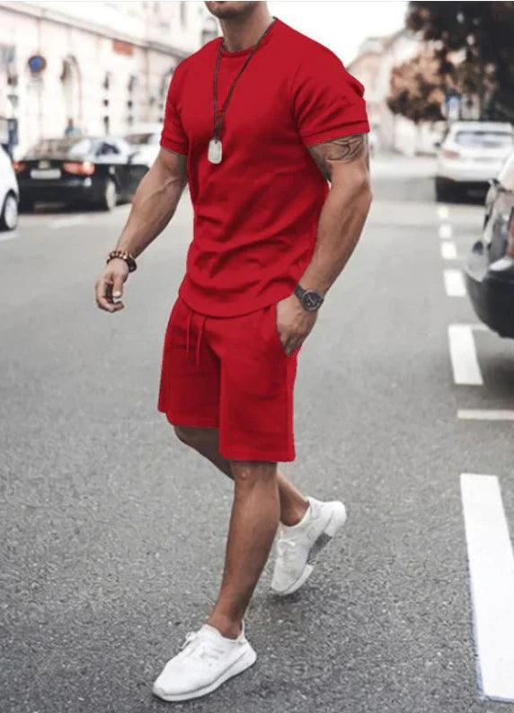 Alsten | Chemise Légère à Manches Courtes et Short Assorti Pour Homme