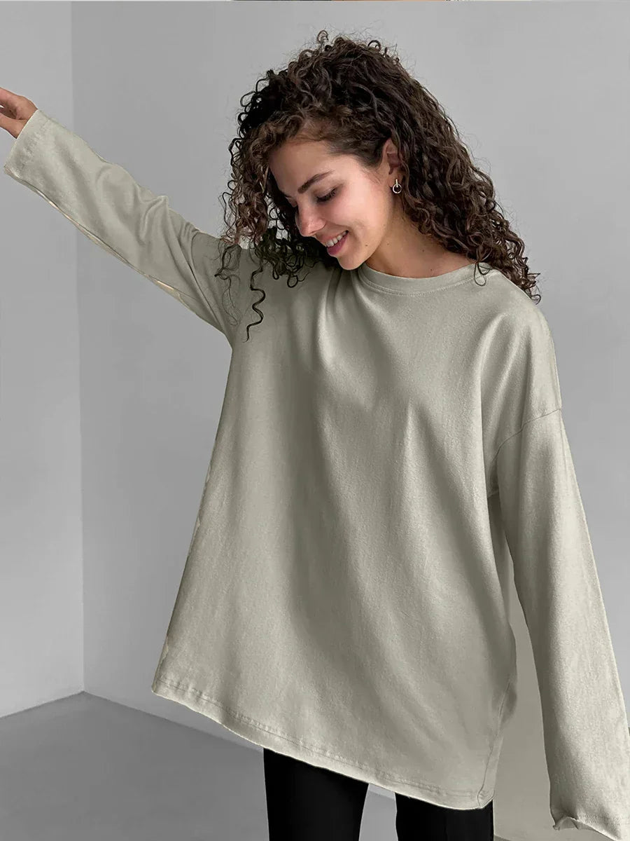 Isaura | Pull Basique Surdimensionné pour Femme