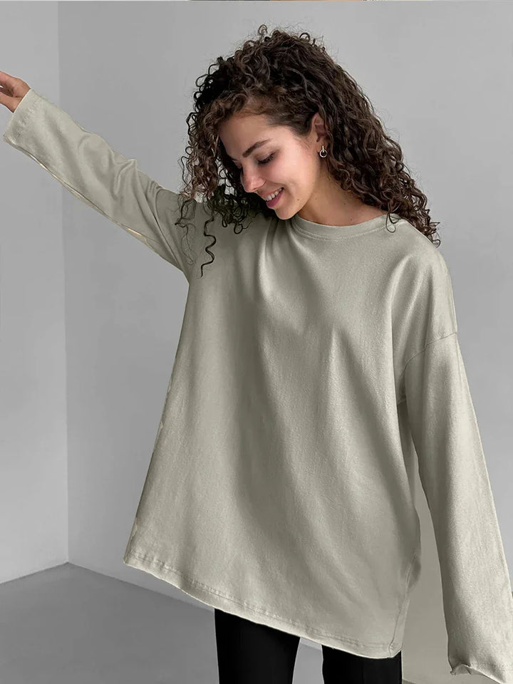 Isaura | Pull Basique Surdimensionné pour Femme