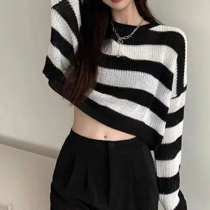 Edvige | Pull Rayé Surdimensionné pour Femme