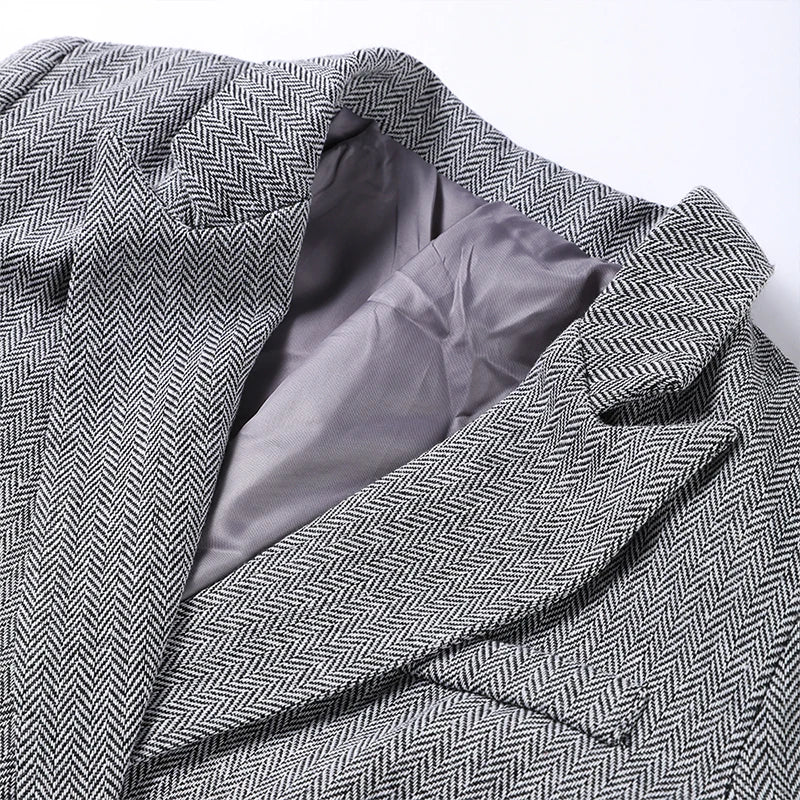 Oliana | Élégant Femmes 3-Pièce Costume Satz – Blazer, Pantalon, Et Longues-Manchon Veste