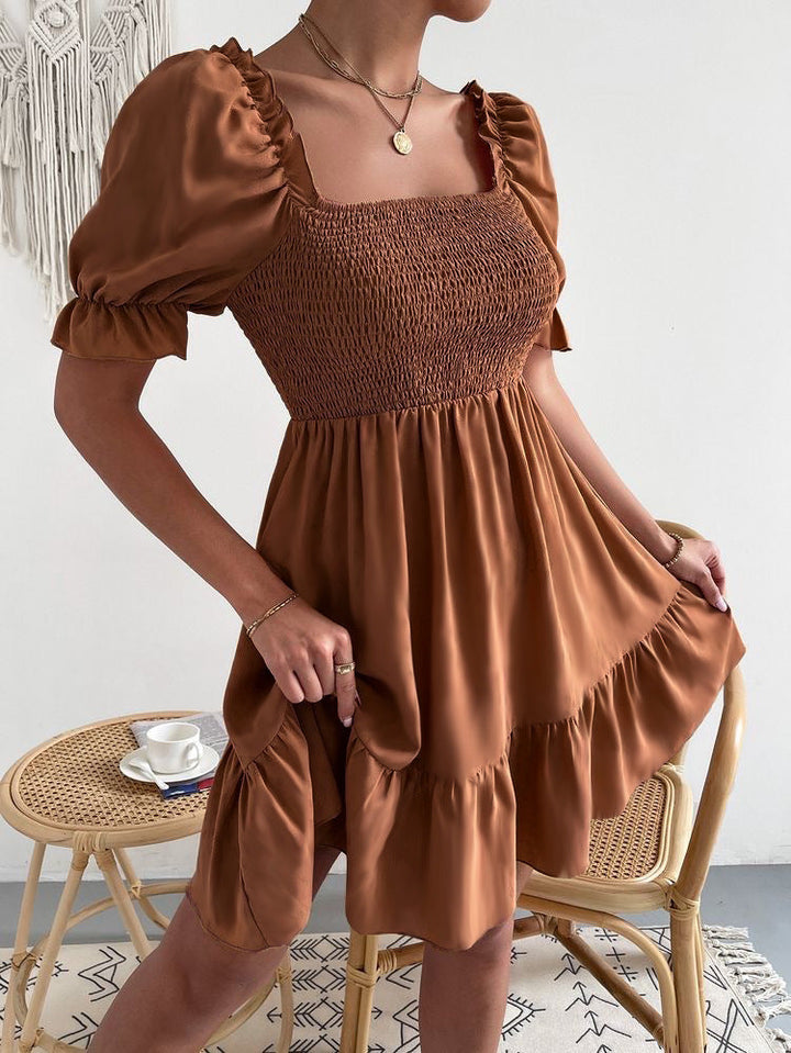 Caelan | Femmes Robe D'été à Manches Bouffantes