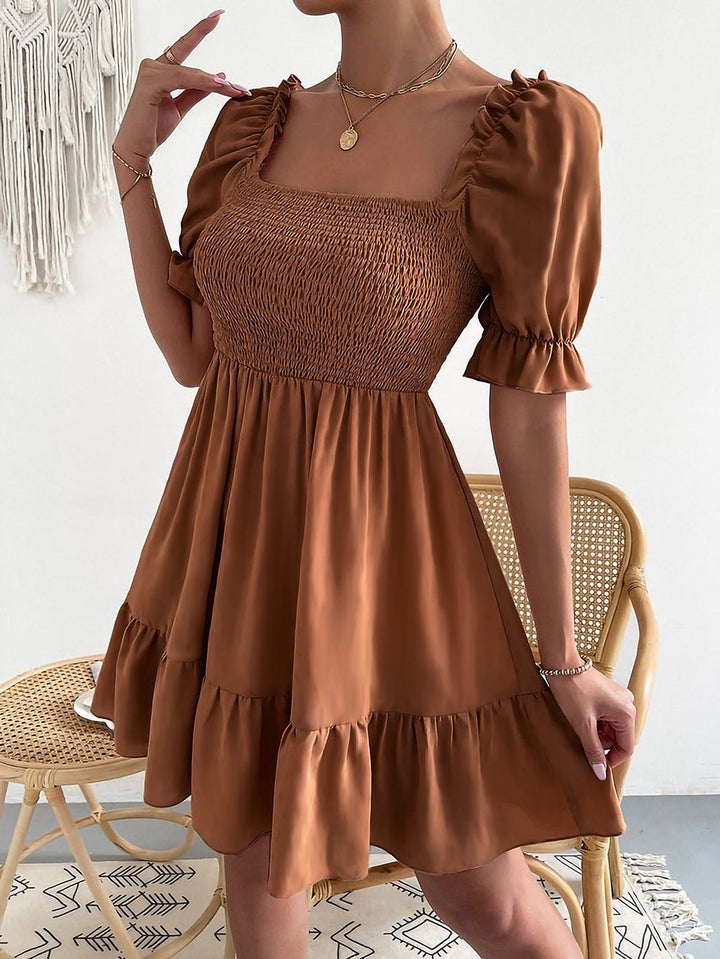 Caelan | Femmes Robe D'été à Manches Bouffantes