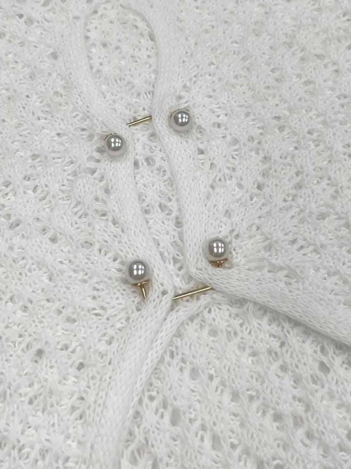Fidelia | Longue Dentelle Robe Avec Large Manches