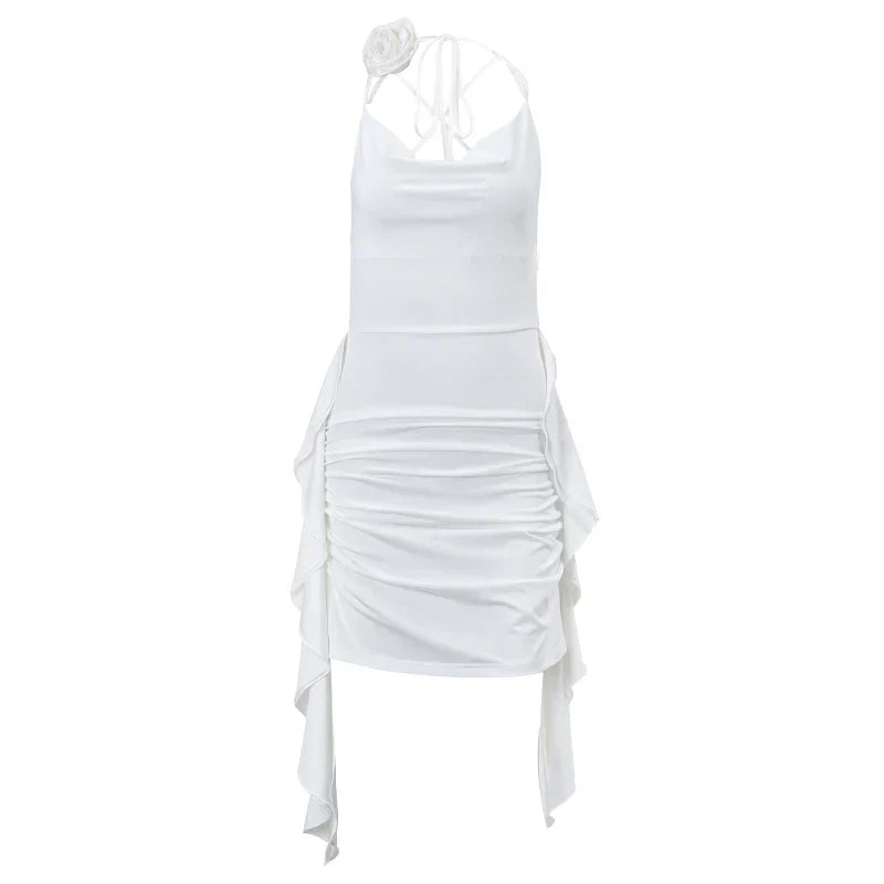 Enara | Robe Froncée Asymétrique