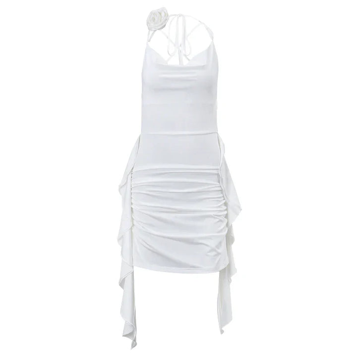 Enara | Robe Froncée Asymétrique