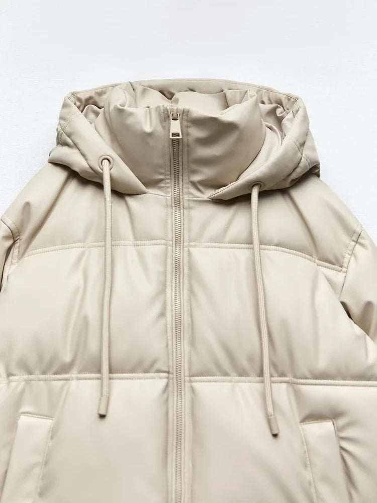 Chloe | Femmes Court Rembourré Veste Pour Chics Chaleur