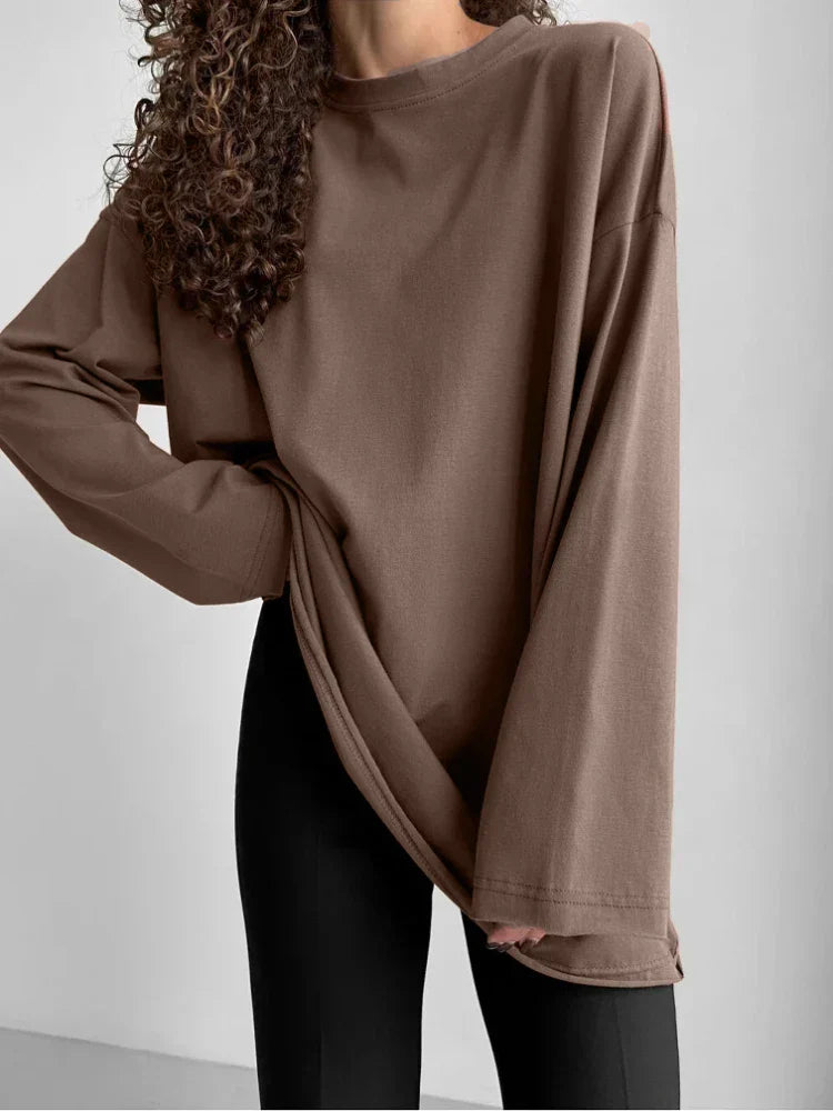 Isaura | Pull Basique Surdimensionné pour Femme