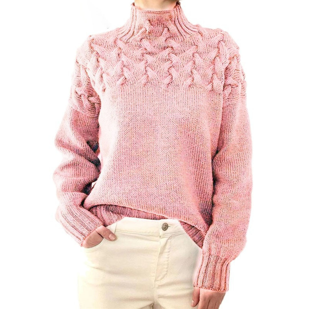Susan | Pull à Col Roulé En Tricot Pour Femmes