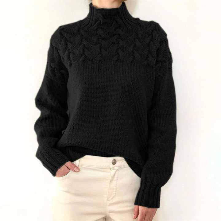 Susan | Pull à Col Roulé En Tricot Pour Femmes