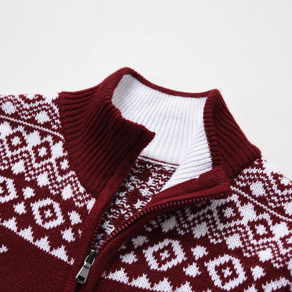 Engelhard | Nëol À Motifs Pull Zippé