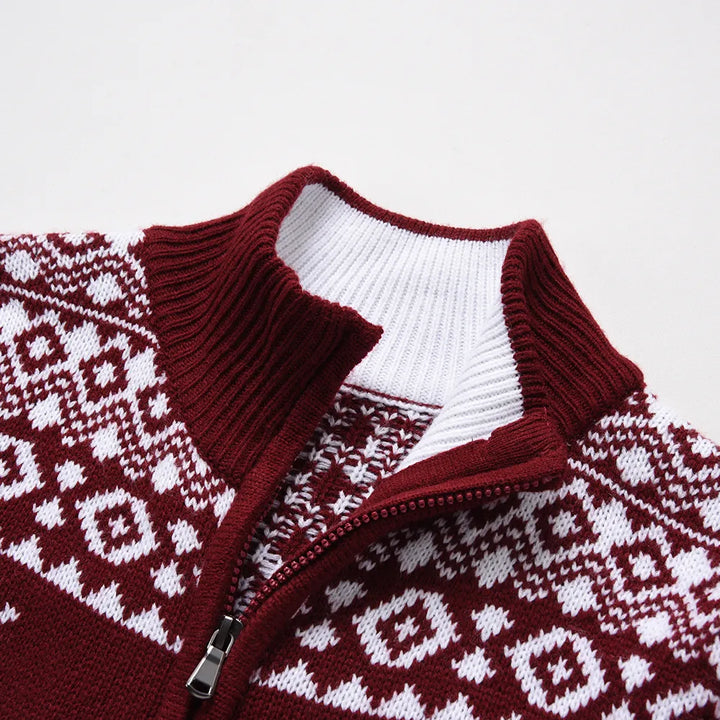 Engelhard | Nëol À Motifs Pull Zippé