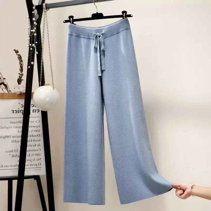 Nelida | Pantalons Surdimensionnés en Tricot pour Femmes