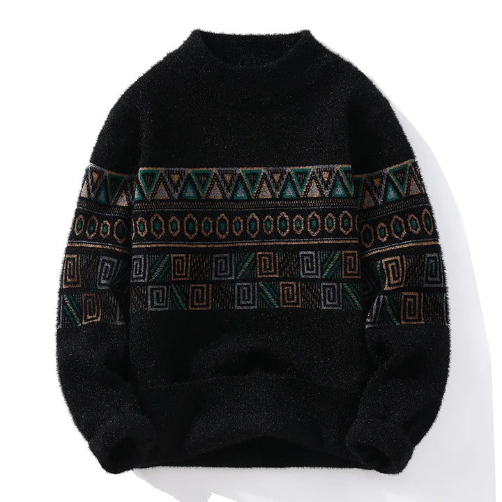 Borison | Hommes Pull en Tricot Rayé