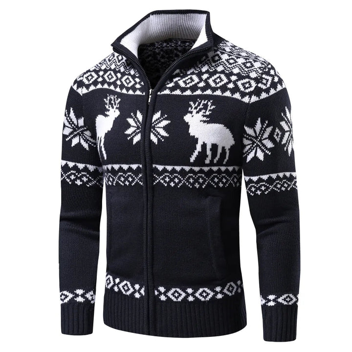 Engelhard | Nëol À Motifs Pull Zippé
