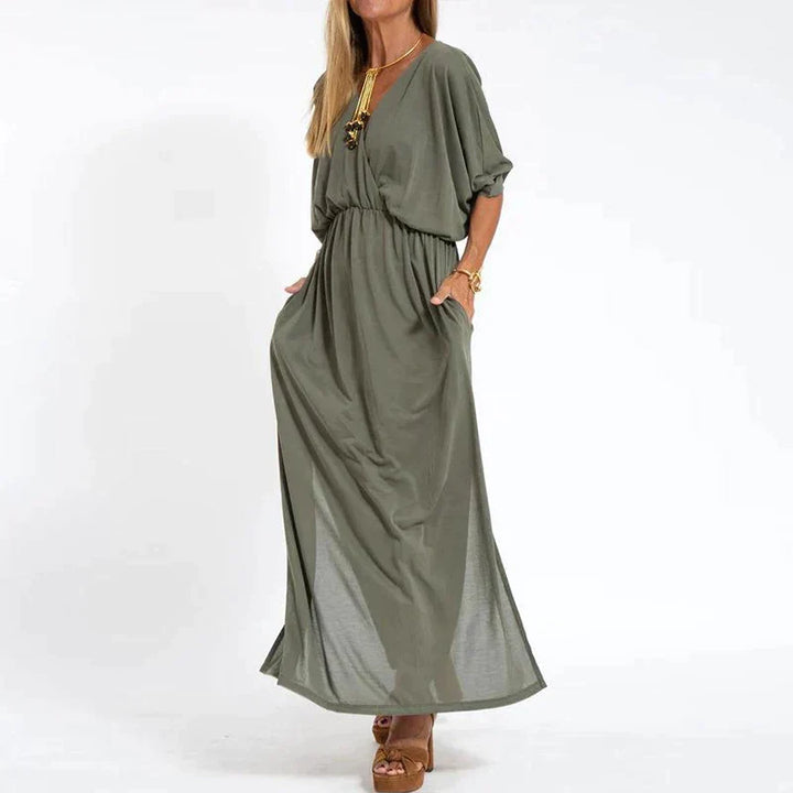 Sienna | Conception de Robe élégante Taille-Haute Avec Fente Sur Le Côté