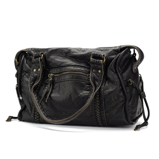 Briseis | Sac à main En Cuir Pour Femme avec Poignées Supérieures et Fermeture à Glissière