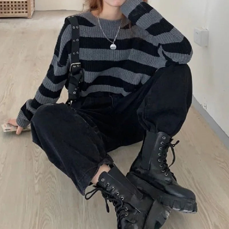 Edvige | Pull Rayé Surdimensionné pour Femme